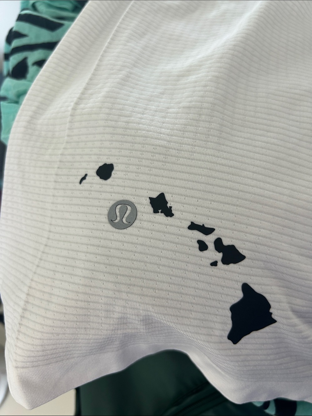 lululemon athletica White Short-Sleeve Crew Neck Shirt
